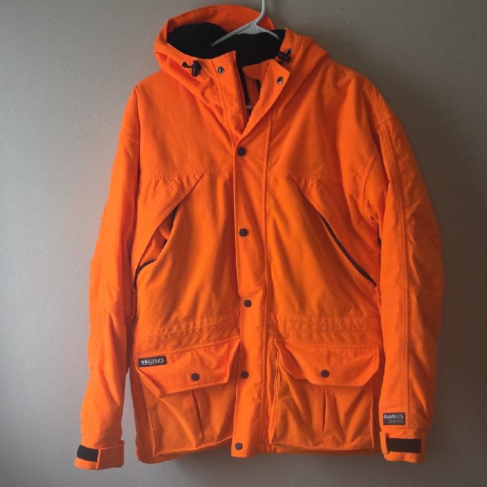 Vibrant Orange Performance Jacket for Men
